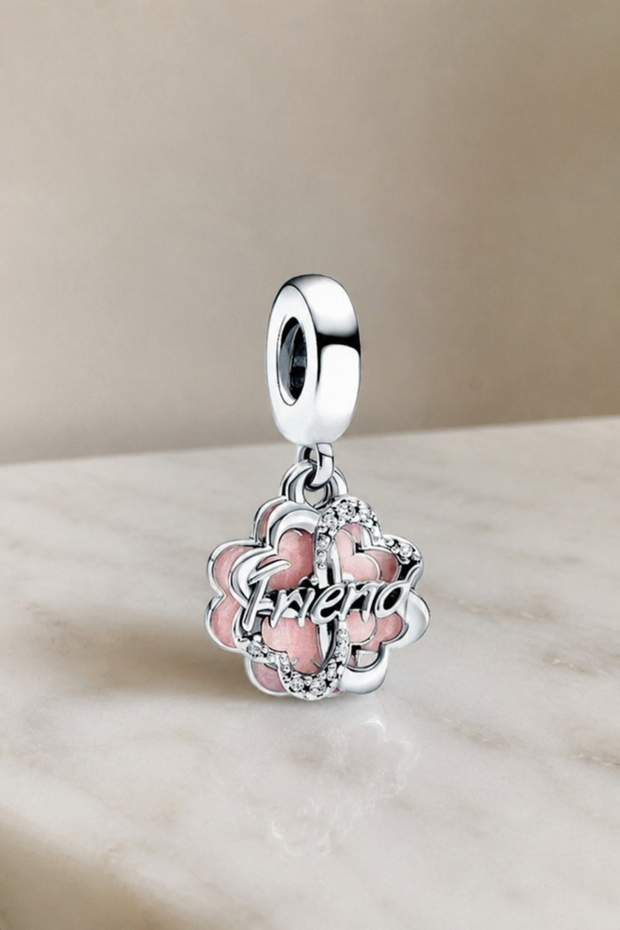 Pandora Murano Glass Pink Sea Turtle Dangle Charm